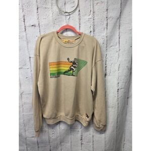 Aviator Nation Tan Pullover Sweatshirt Mens M Medium Gatorade Football Heisman *
